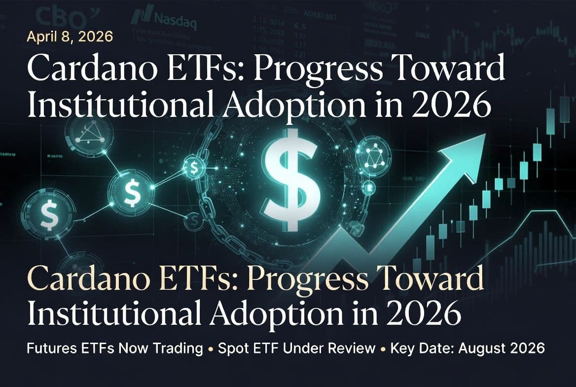 Cardano ETFs: Progress Toward Institutional Adoption in 2026